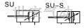 SU无拉杆式标准气缸符号图